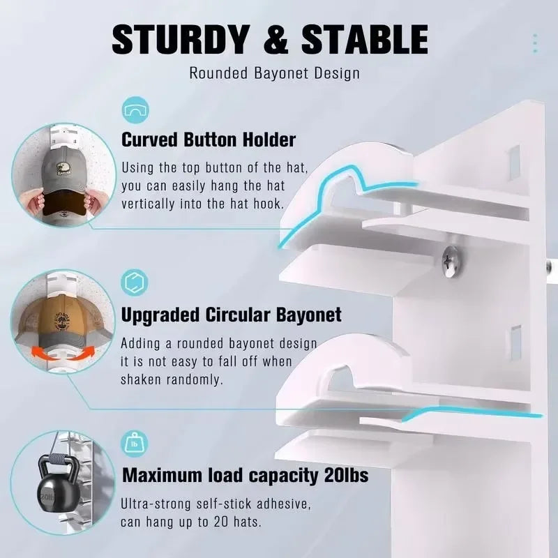 Wall Mounted Cap Rack