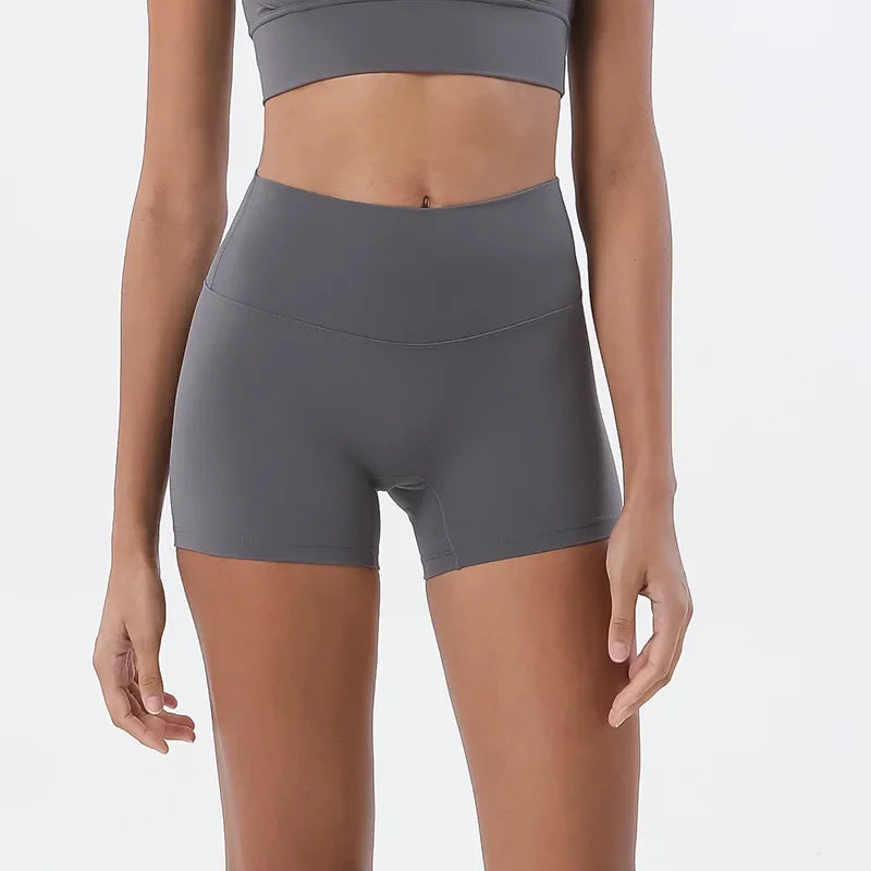 Hip lifting fitness yoga shorts