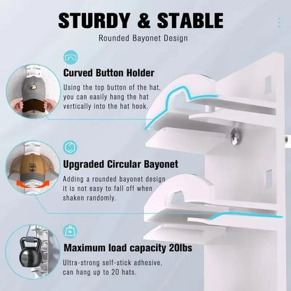 Wall Mounted Cap Rack